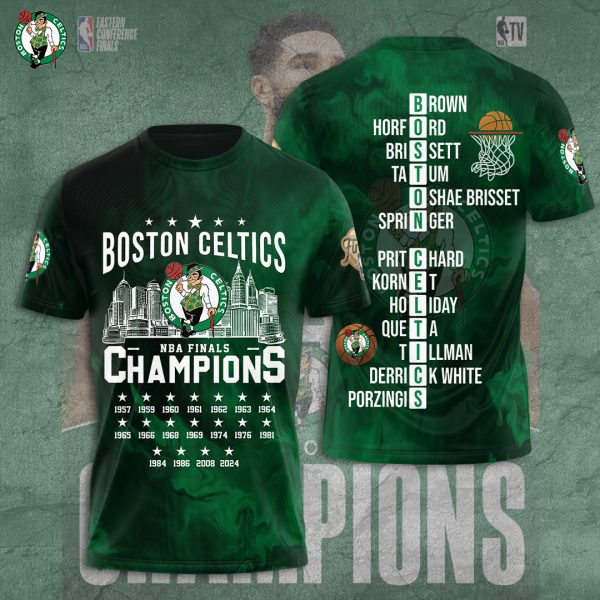 Boston Celtics 3D Apparel - TANTN 6996