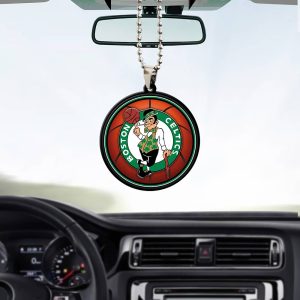 Boston Celtics Custom Shape 2-sided Acrylic Car Ornament - GNE 594