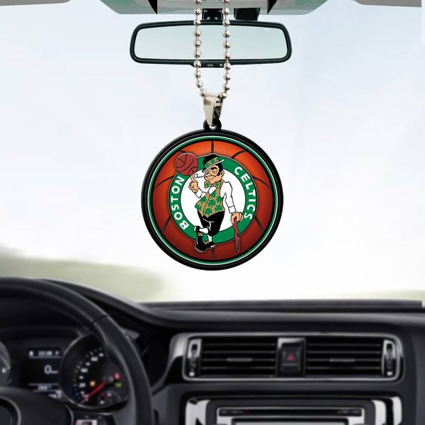 Boston Celtics Custom Shape 2-sided Acrylic Car Ornament - GNE 594