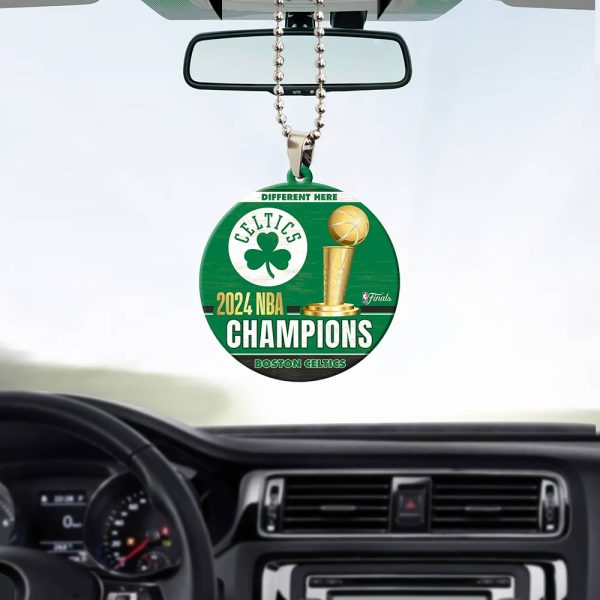 Boston Celtics Custom Shape 2-sided Acrylic Car Ornament - GNE 595