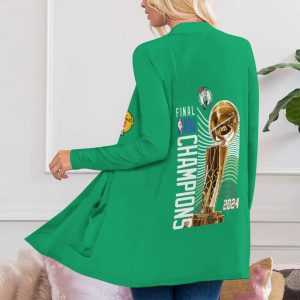 Boston Celtics Women's Patch Pocket Cardigan - HOATT 5262