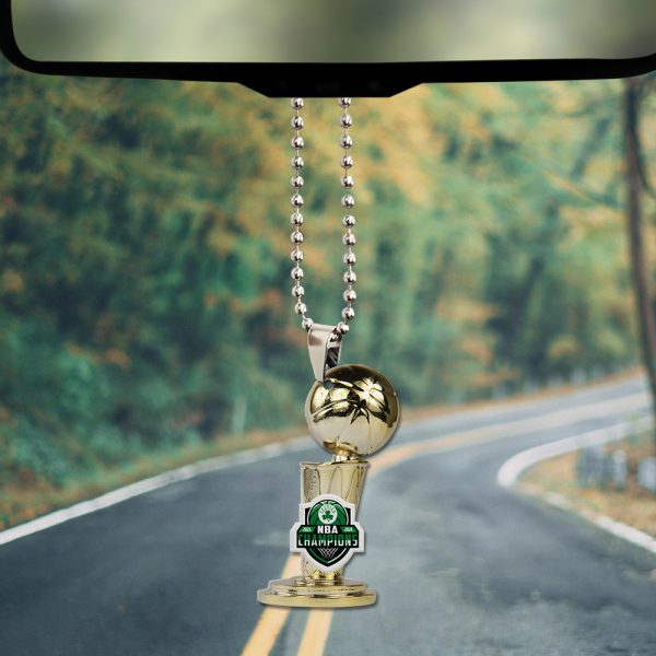 Boston Celtics Custom Shape 2-sided Acrylic Car Ornament - TANTN 7056