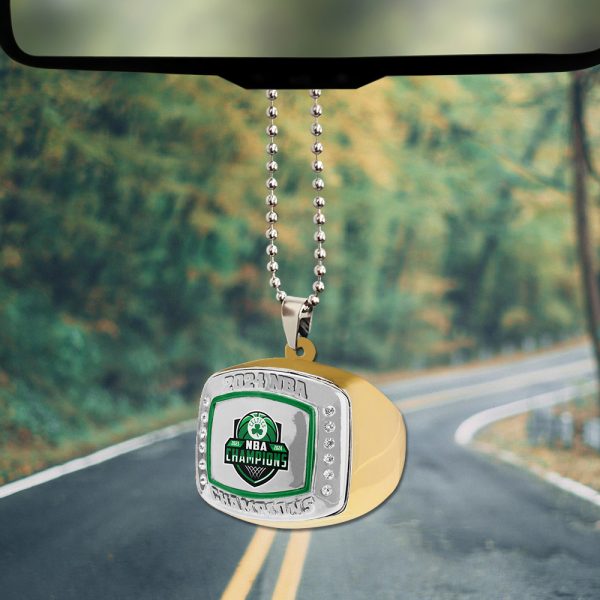 Boston Celtics Custom Shape 2-sided Acrylic Car Ornament - TANTN 7057