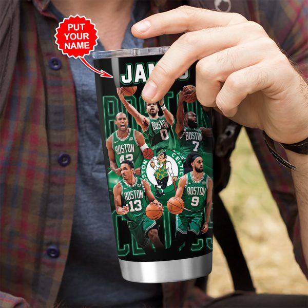 Personalized Boston Celtics Tumbler Cup - GNE 597