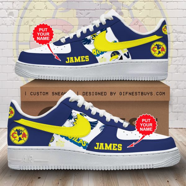 Personalized Club América AF1 Sneaker - GNE 556