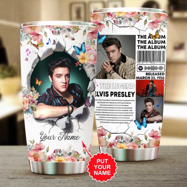Personalized Elvis Presley Tumbler Cup - VANDH 3006