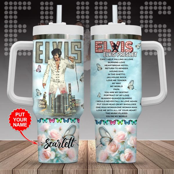 Personalized Elvis Presley 40oz Stanley Tumbler - VANDH 3071