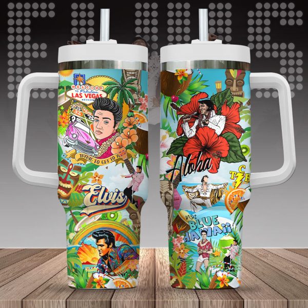 Elvis Presley 40oz Stanley Tumbler - VANDH 3067