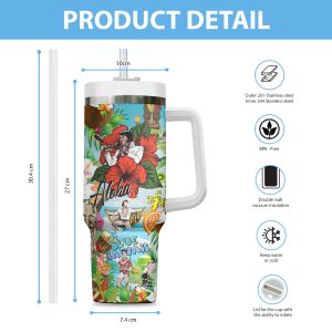 Elvis Presley 40oz Stanley Tumbler - VANDH 3067