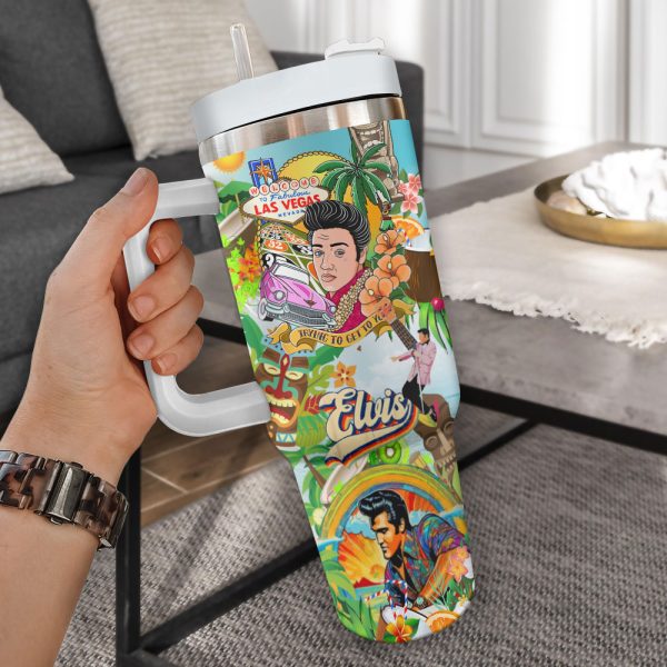 Elvis Presley 40oz Stanley Tumbler - VANDH 3067