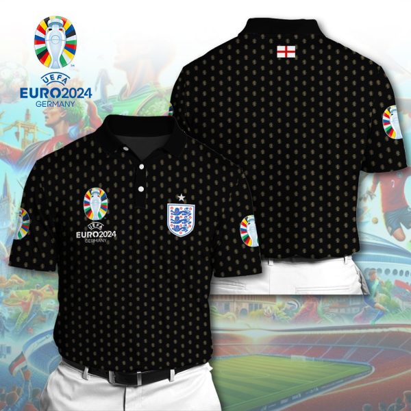 England National Football Team 3D Polo Shirt - VANDH 3031