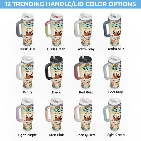 Personalized Friends 40oz Stanley Tumbler - VANDH 3066