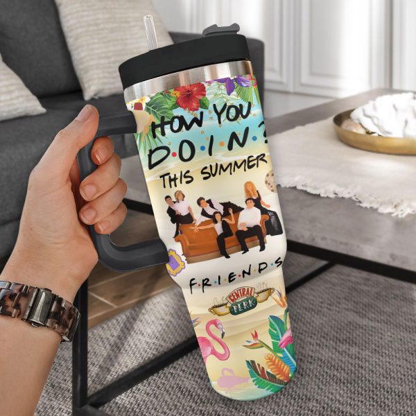 Personalized Friends 40oz Stanley Tumbler - VANDH 3066