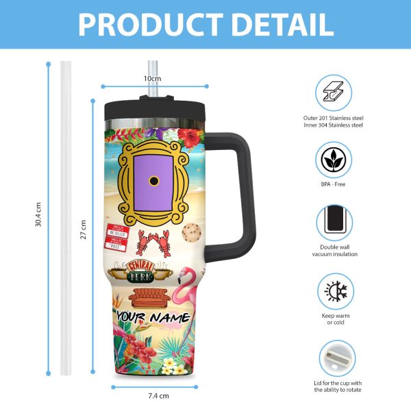 Personalized Friends 40oz Stanley Tumbler - VANDH 3066