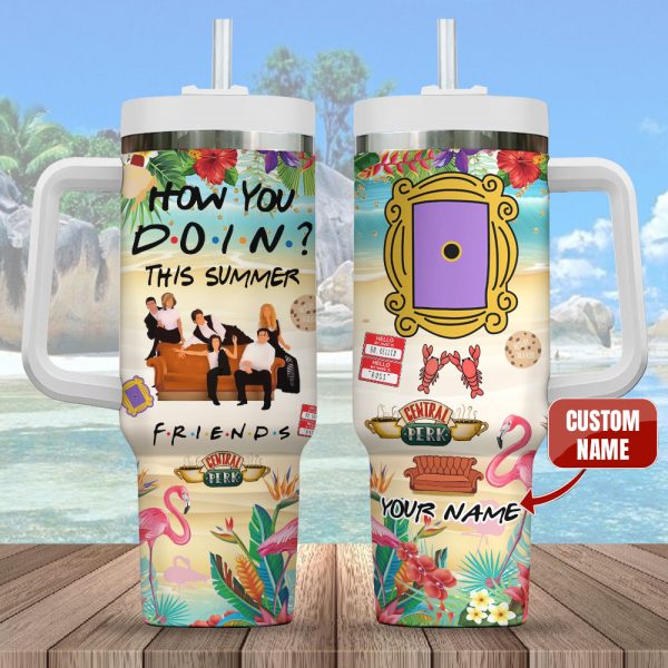Personalized Friends 40oz Stanley Tumbler - VANDH 3066