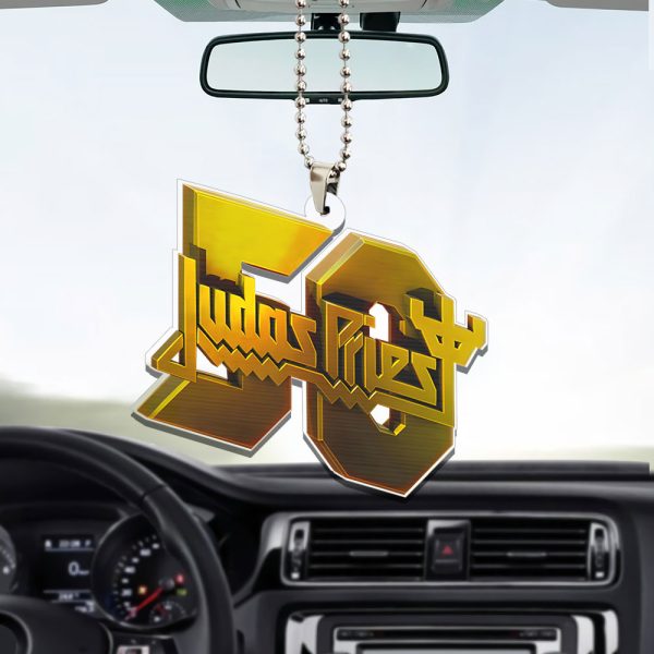 Judas Priest Custom Shape Clear 1-sided Acrylic Car Ornament - TANTN 6934
