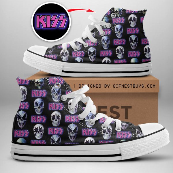 Kiss Band High Top Canvas Shoes - GNE 577