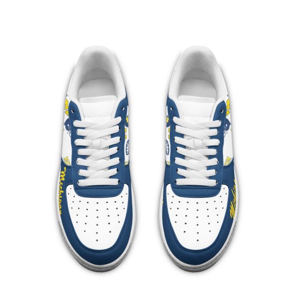 Michigan Wolverines Football AF1 Sneaker - GNE 544