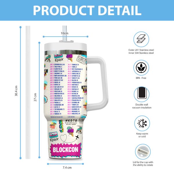 NKOTB 40oz Stanley Tumbler - TANTN 6850