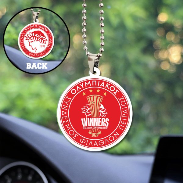 Olympiakos F.C. Custom Shape 2-sided Acrylic Car Ornament - GNE 531