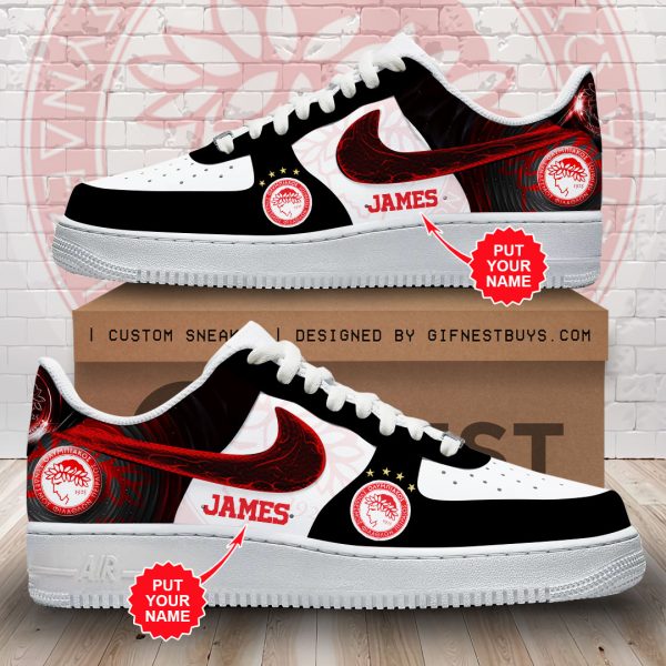 Personalized Olympiakos F.C. AF1 Sneaker - GNE 540