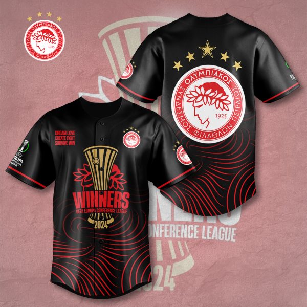 Olympiakos F.C. Baseball Jersey - HUANNM 5446.1