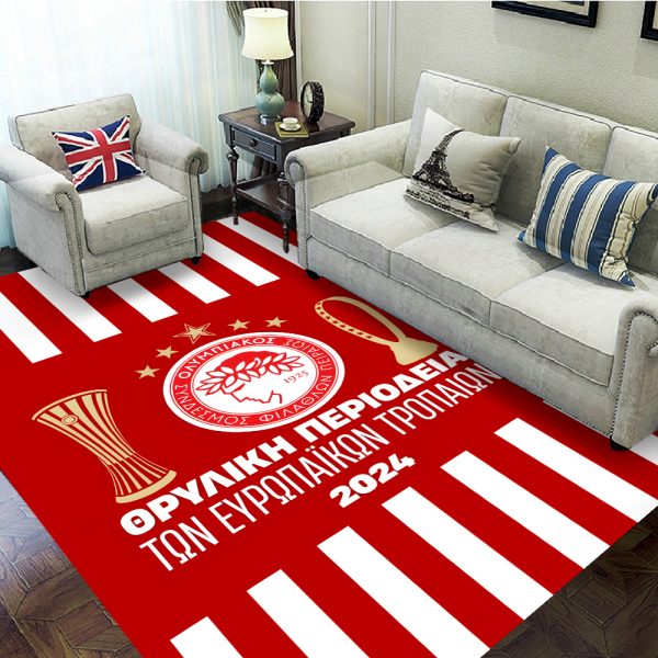 Olympiakos F.C. Rectangular Rug - HUANNM 5331.1