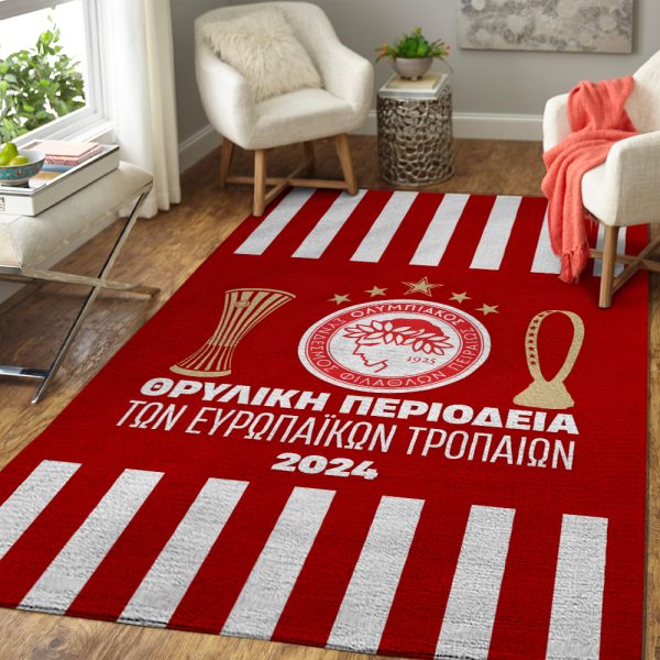 Olympiakos F.C. Rectangular Rug - HUANNM 5331.1