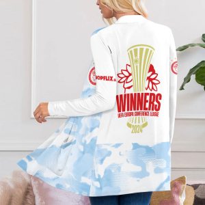 Olympiakos F.C. Women's Patch Pocket Cardigan - HUANNM 5252.1