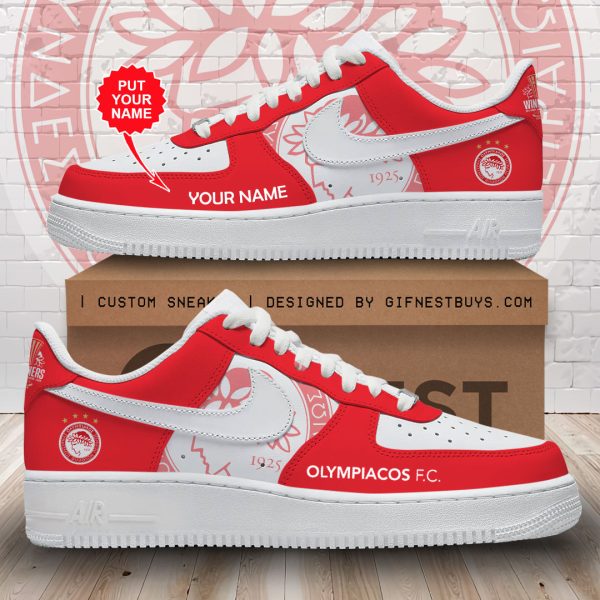 Personalized Olympiakos F.C. AF1 Sneaker - TANTN 6760