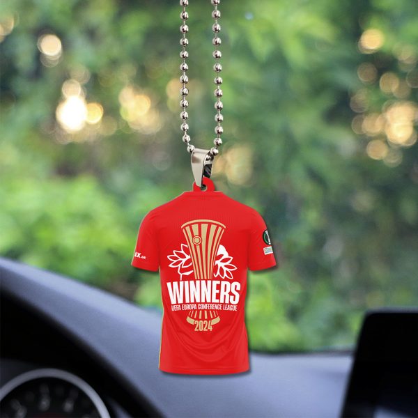 Olympiakos F.C. Custom Shape 2-sided Acrylic Car Ornament - TANTN 6758