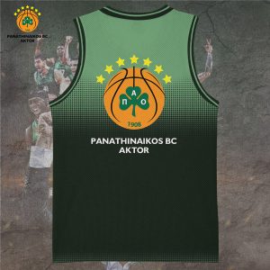 Personalized Panathinaikos B.C. Basketball Jersey - TANTN 6945