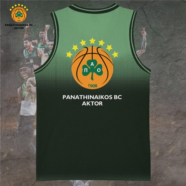 Personalized Panathinaikos B.C. Basketball Jersey - TANTN 6945
