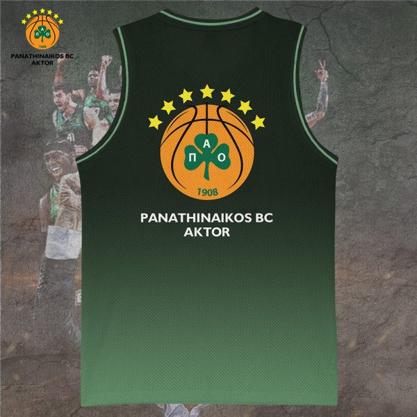 Personalized Panathinaikos B.C. Basketball Jersey - TANTN 6946