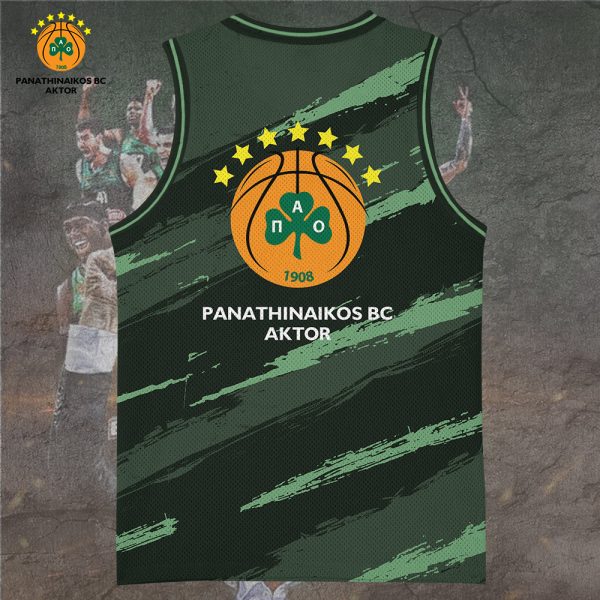 Personalized Panathinaikos B.C. Basketball Jersey - TANTN 6949