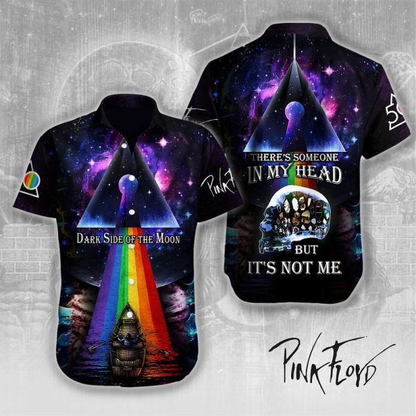 Pink Floyd Short Sleeve Dress Shirt - HUANNM 5367