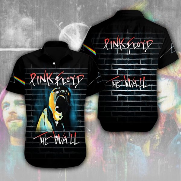 Pink Floyd Short Sleeve Dress Shirt - HUANNM 5484.1