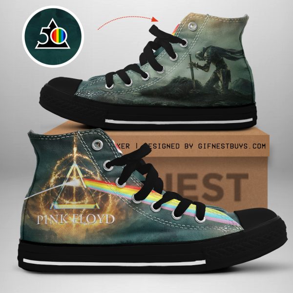 Pink FloydHigh Top Canvas Shoes - GNE 570