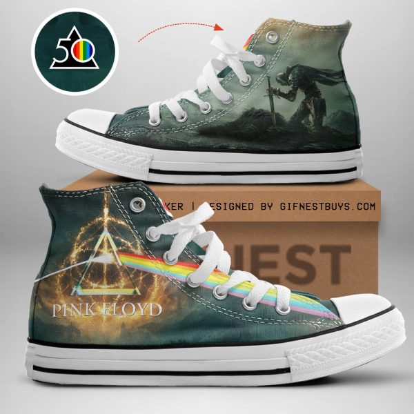 Pink FloydHigh Top Canvas Shoes - GNE 570