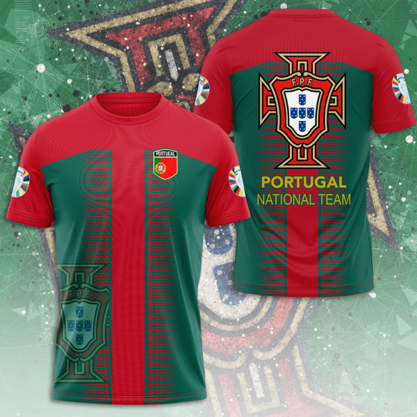 Portugal National Football Team 3D Apparels - VANDH 3032