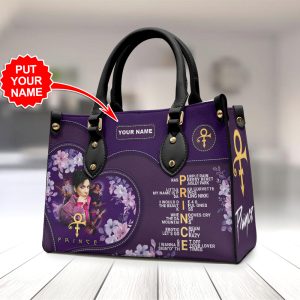 Personalized Prince Leather HandBag - HOATT 5161