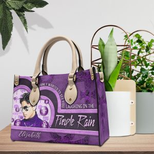 Personalized Prince Leather HandBag - VANDH 2988