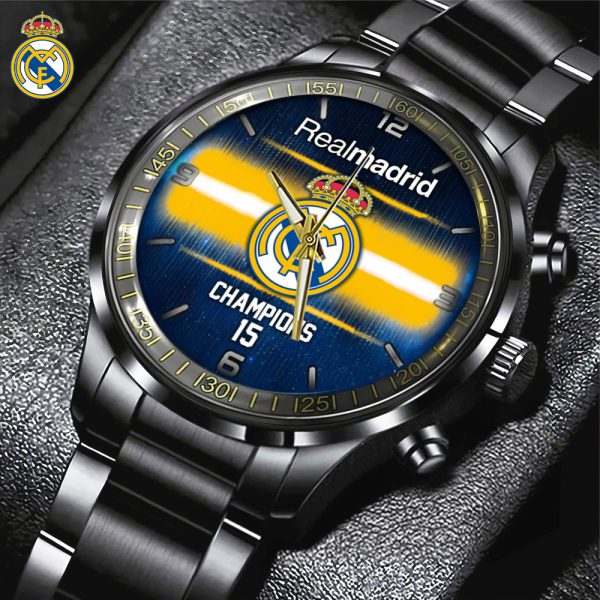 Real Madrid CF Black Stainless Steel Watch - HOATT 5102