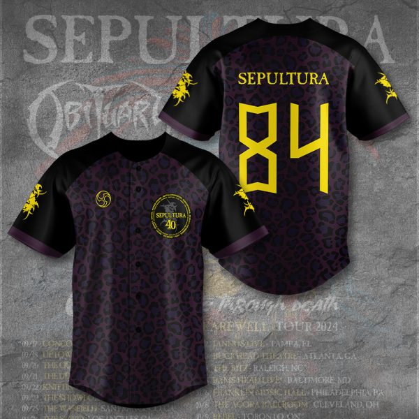 Sepultura Baseball Jersey - TANTN 6859
