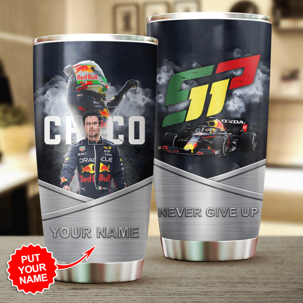 Personalized Red Bull Racing F1 x Sergio Pérez Tumbler Cup - HOATT 5143