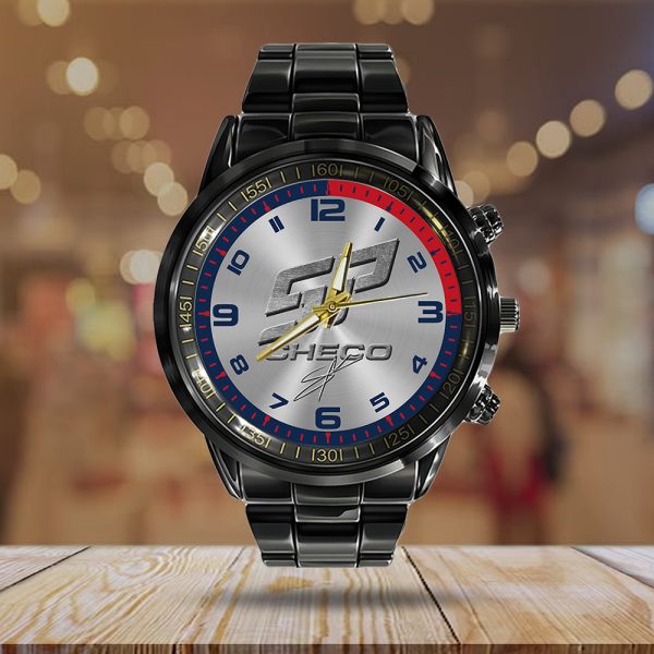 Red Bull Racing F1 x Sergio Pérez Black Stainless Steel Watch - HOATT 5140