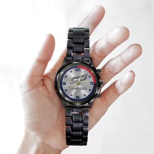 Red Bull Racing F1 x Sergio Pérez Black Stainless Steel Watch - HOATT 5140
