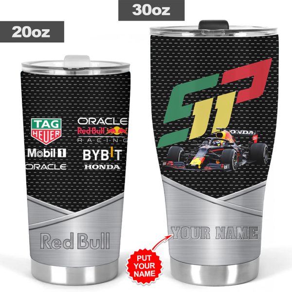 Personalized Red Bull Racing F1 x Sergio Pérez Tumbler Cup - HOATT 5139