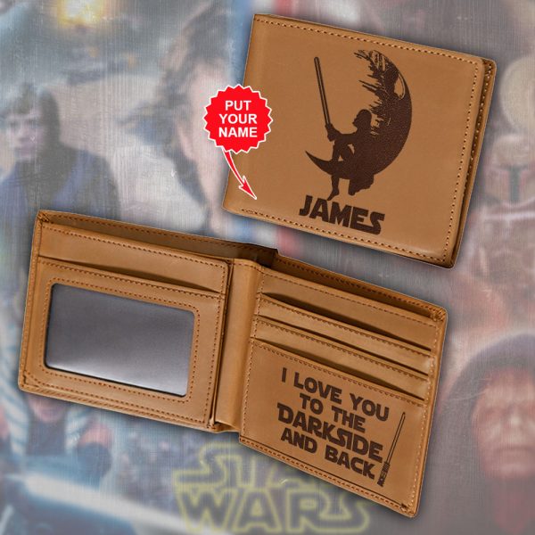 Personalized Star Wars Engraved Leather Wallet - VANDH 2993