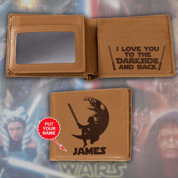 Personalized Star Wars Engraved Leather Wallet - VANDH 2993